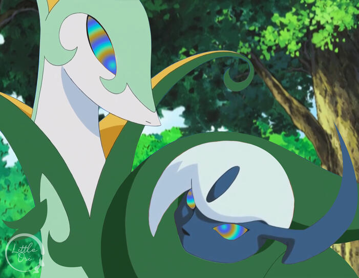 Serperior and Absol
